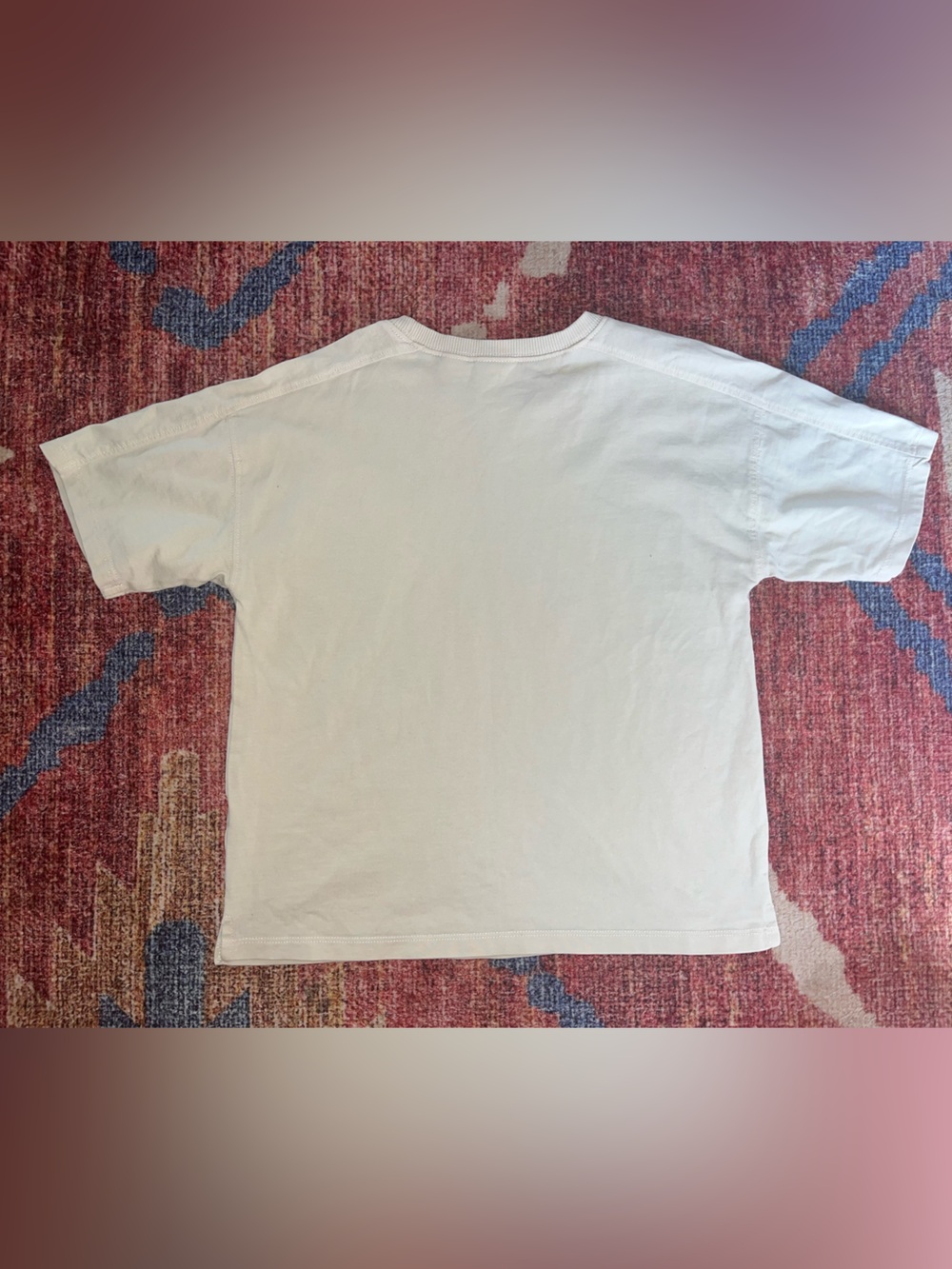 Zara Kids Cream Tee with Palm & Sun Patch - Picture 4 of 4